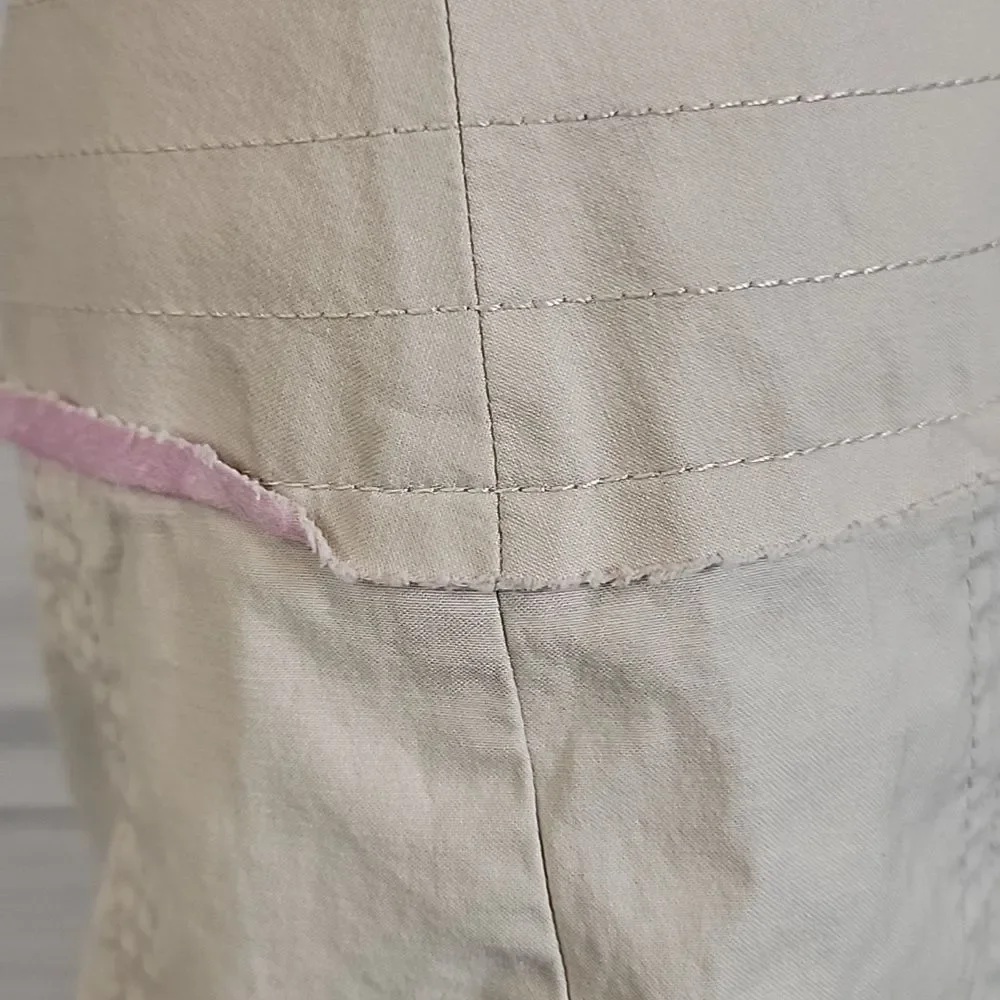 Guess khaki mini skirt in cotton Women's Size 26